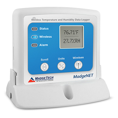MadgeTech RFRHTemp2000A 무선 디스플레이 온/습도 데이터로거