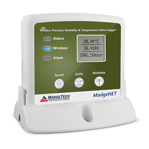MadgeTech RFPRHTemp2000A 무선 대기압 · 온습도 데이터로거 (LCD)